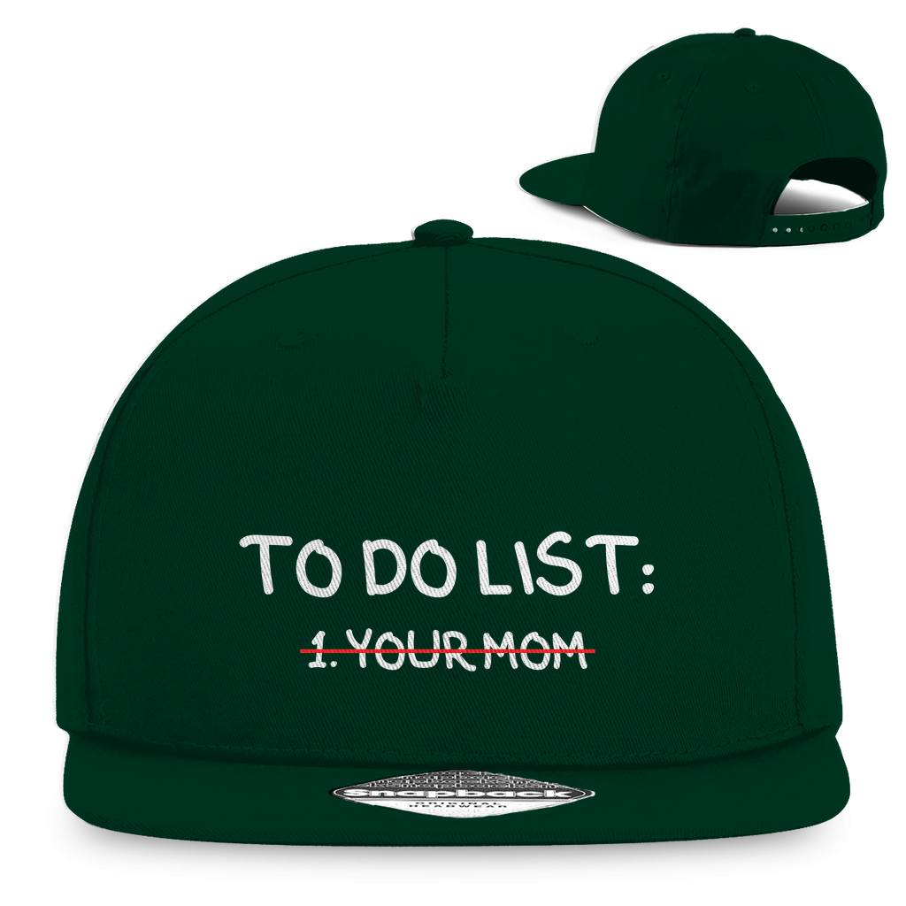 TO DO LIST - Snapback Cap