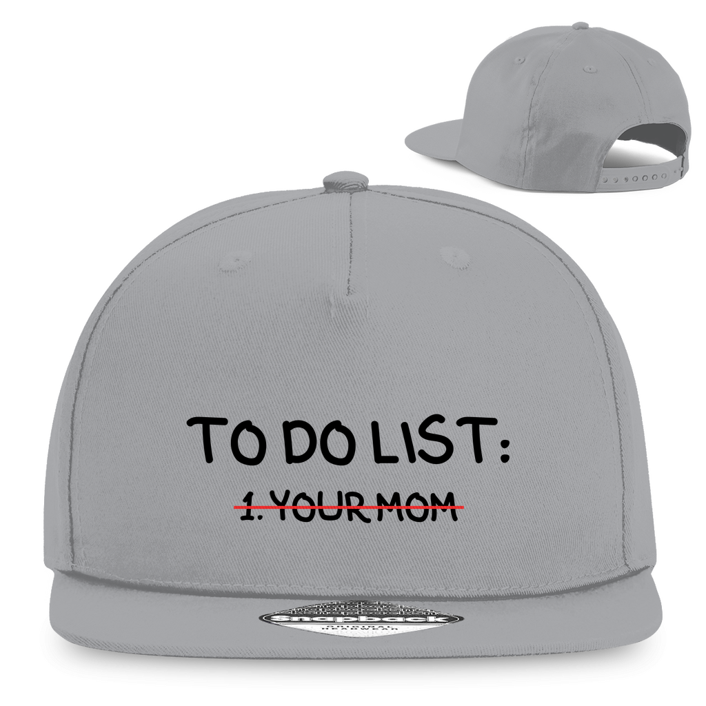TO DO LIST - Snapback Cap