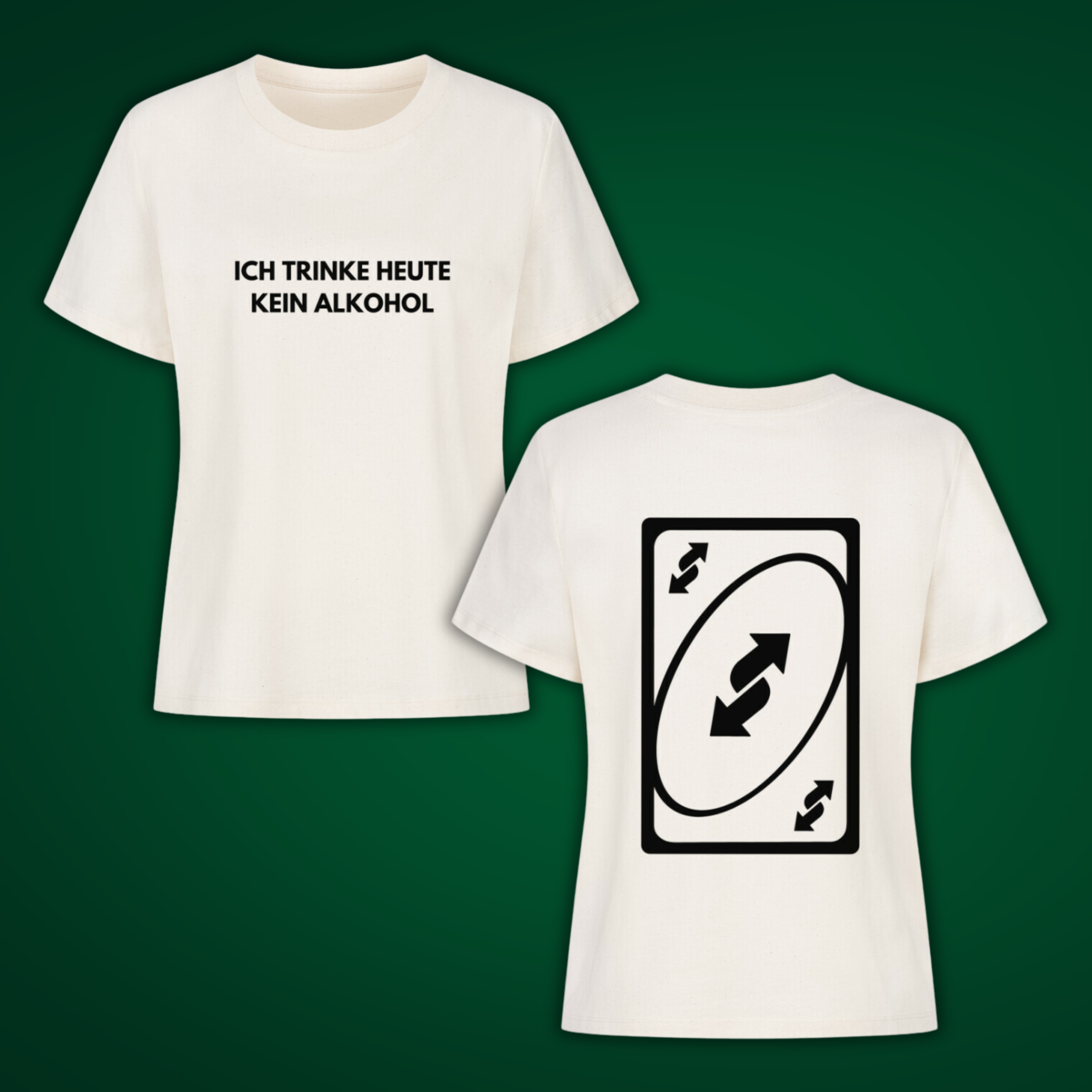 ALKOHOL REVERSE - Premium Damenshirt