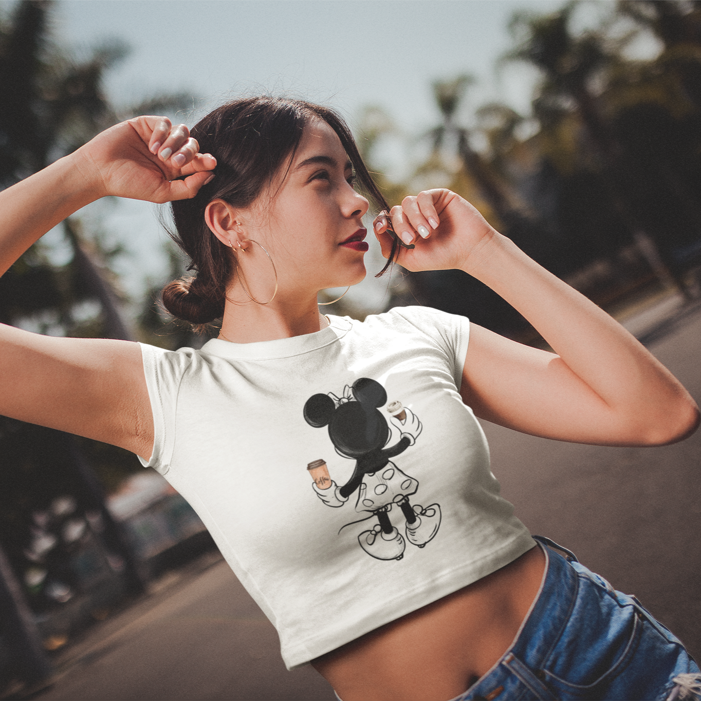 CAFFEE MOUSE - Crop Top
