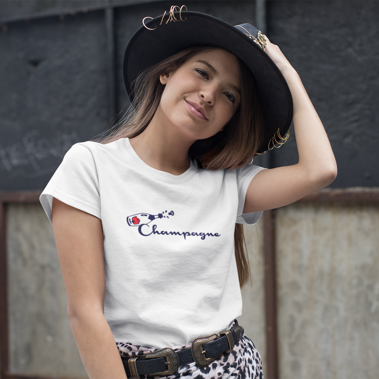 CHAMPAGNE - Premium Damenshirt