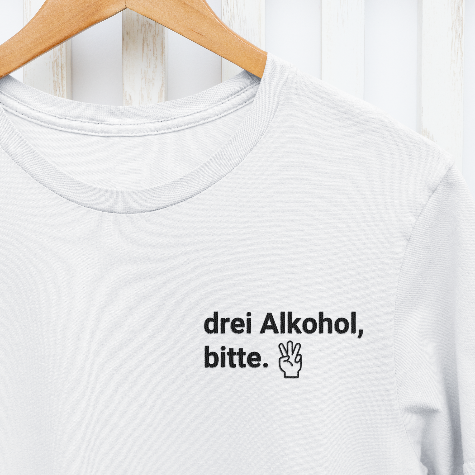 DREI ALKOHOL BITTE - Premium Shirt