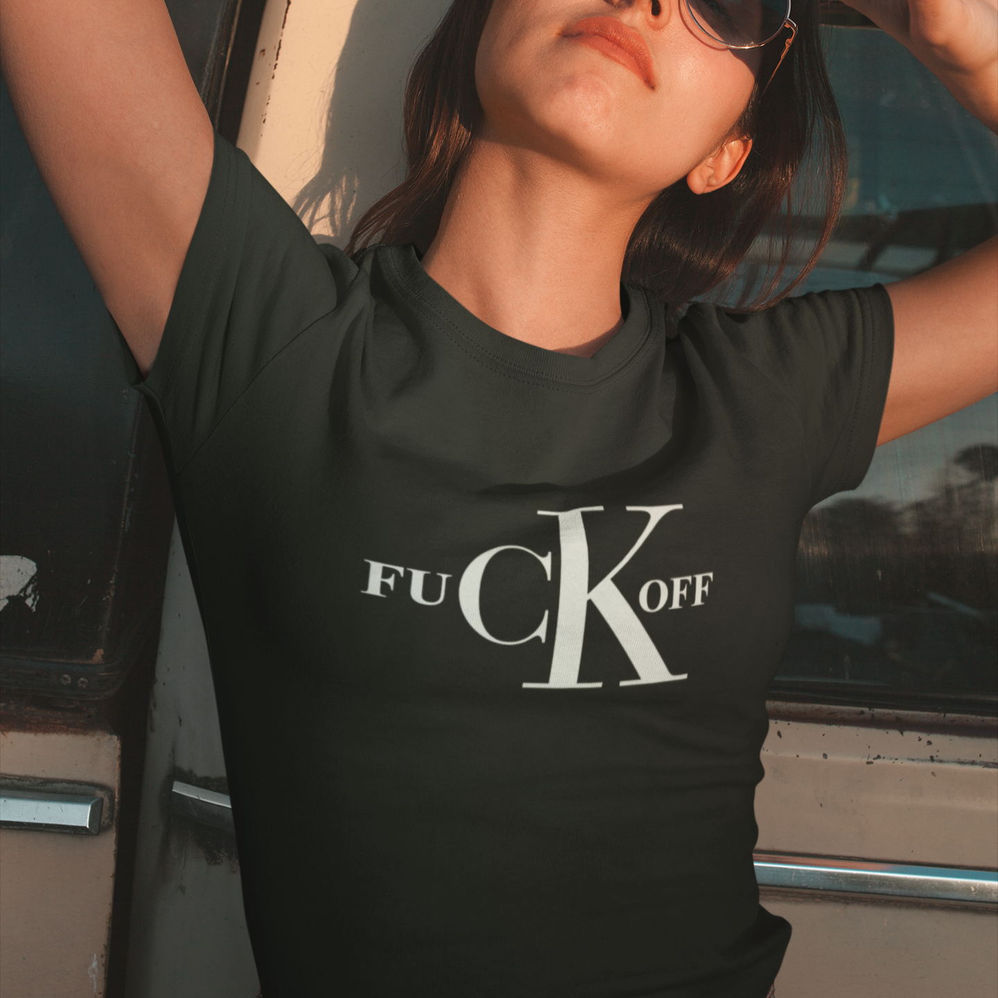 FUCK OFF - Premium Damenshirt