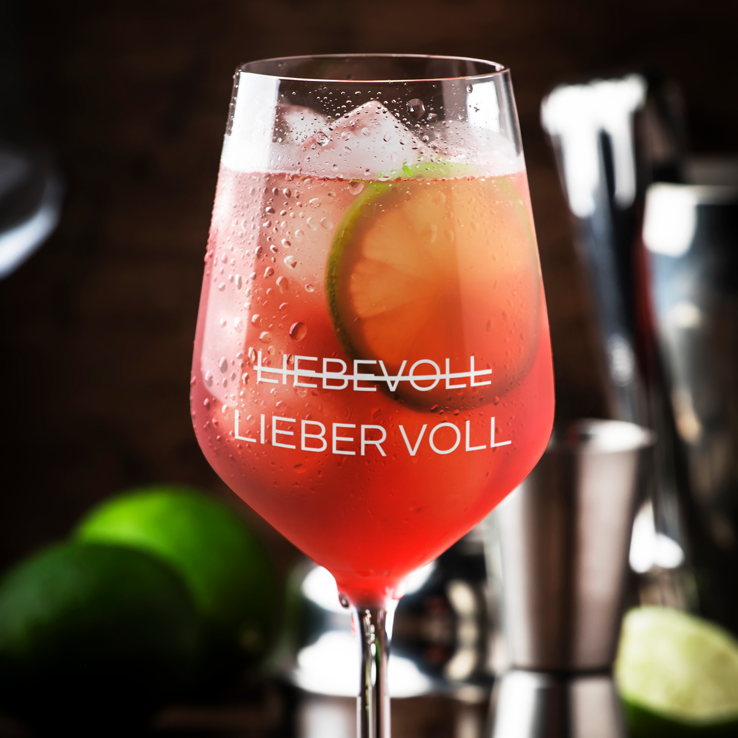 LIEBERVOLL - Premium Weinglas