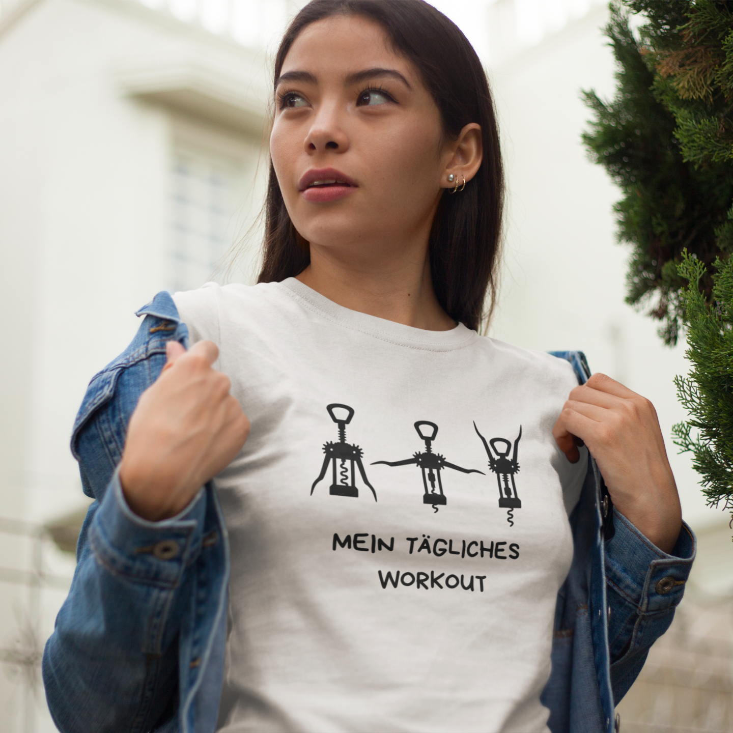 WORKOUT - Premium Damenshirt