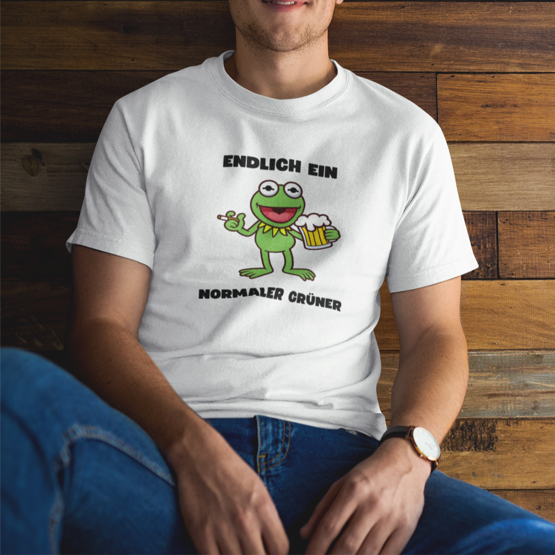 NORMALER GRÜNER - Premium Shirt