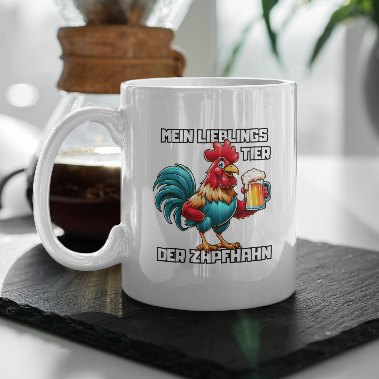 ZAPFHAHN - Premium Tasse