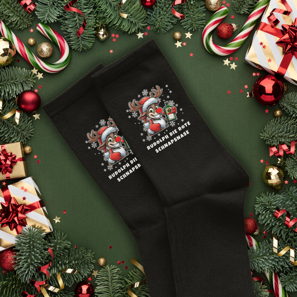 RUDOLPH DIE ROTE SCHNAPSNASE - Christmas Socken