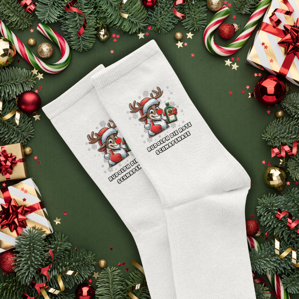 RUDOLPH DIE ROTE SCHNAPSNASE - Christmas Socken