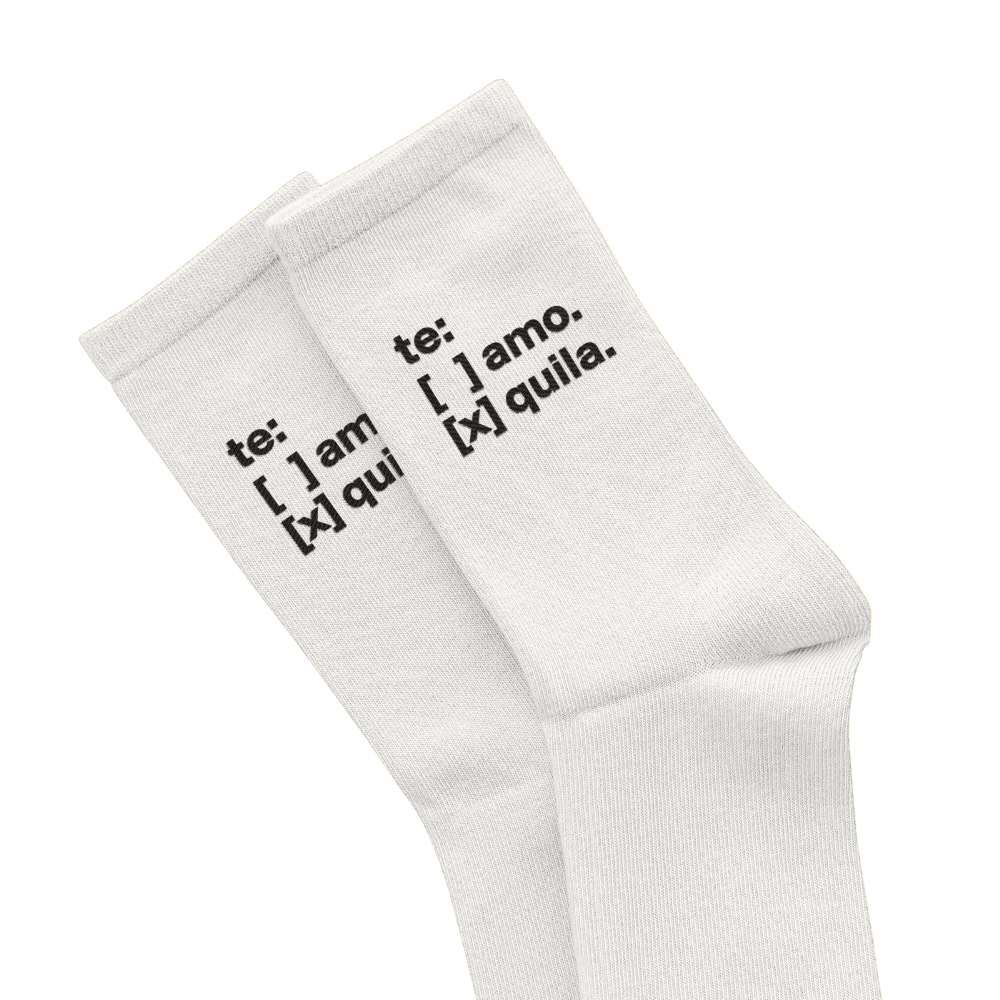 TE AMO x TEQUILA - Premium Socken