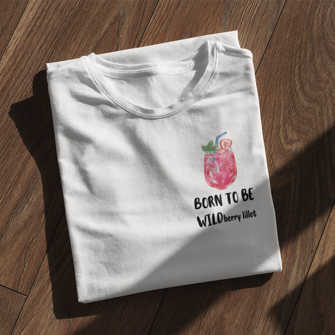 BORN TO BE WILDBERRY - Premium Damenshirt