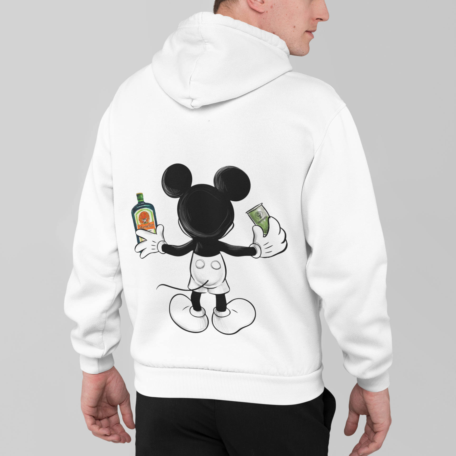 JÄGER MOUSE - Premium Hoodie Backprint