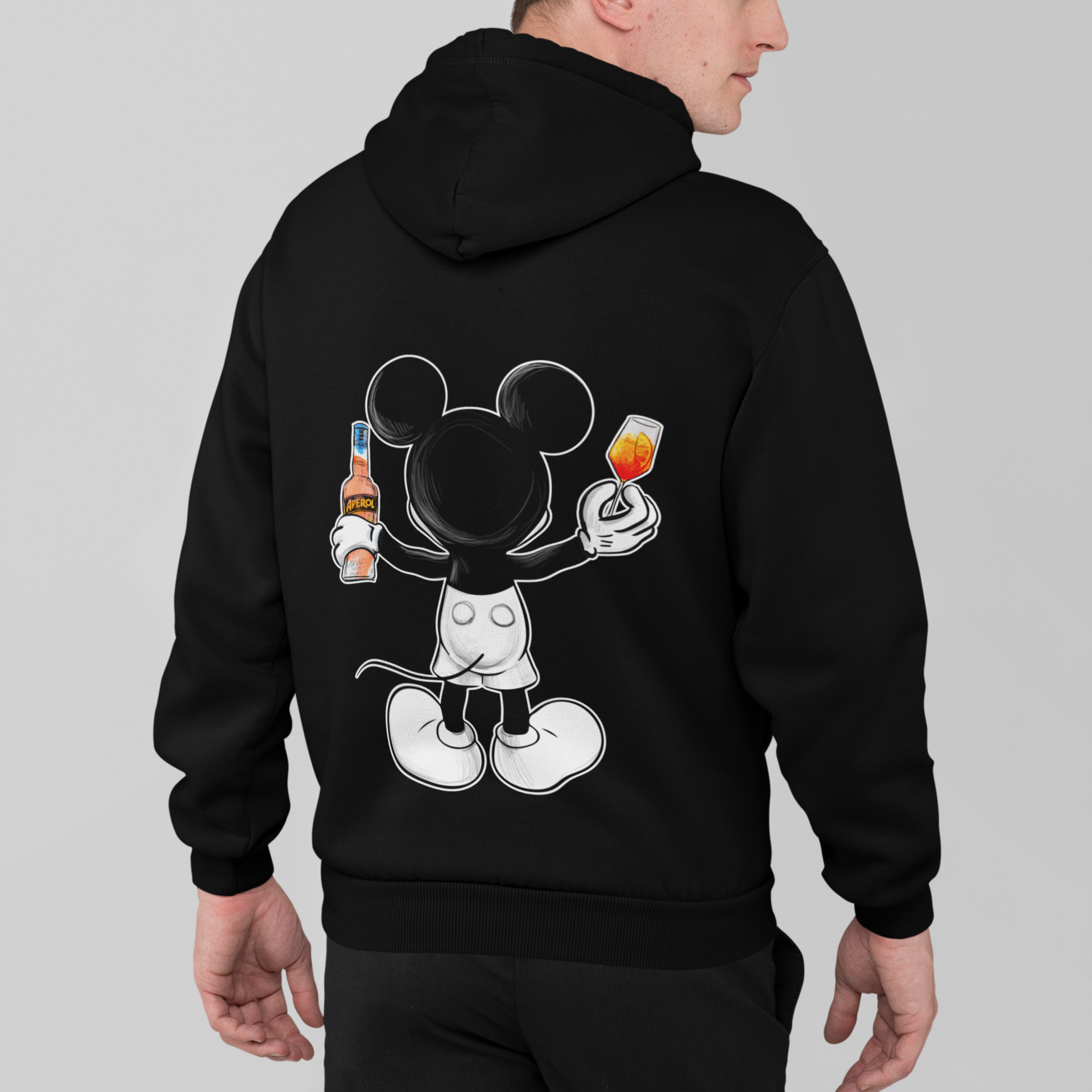 APEROL MOUSE - Premium Hoodie Backprint