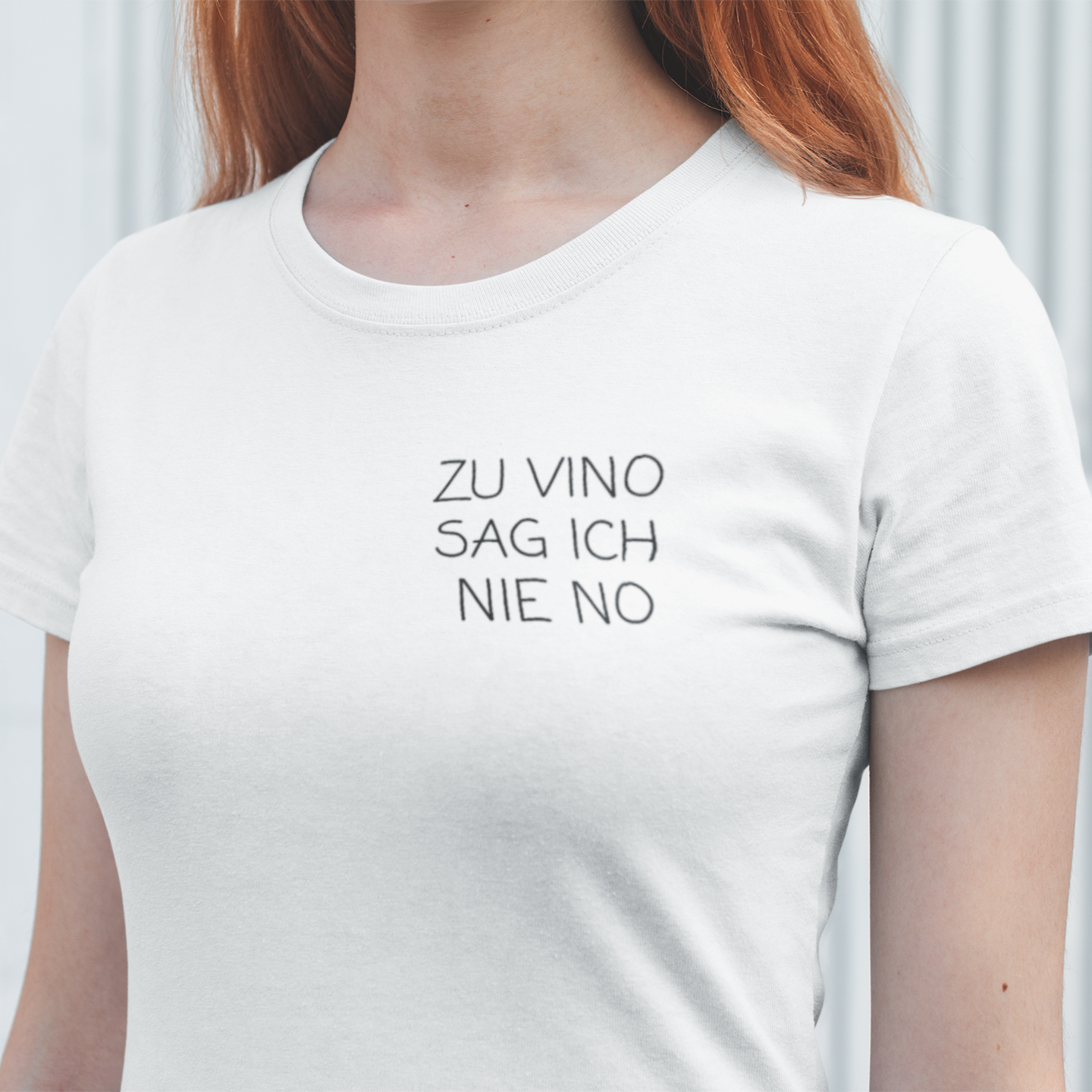 VINO NIE NO - Premium Damenshirt