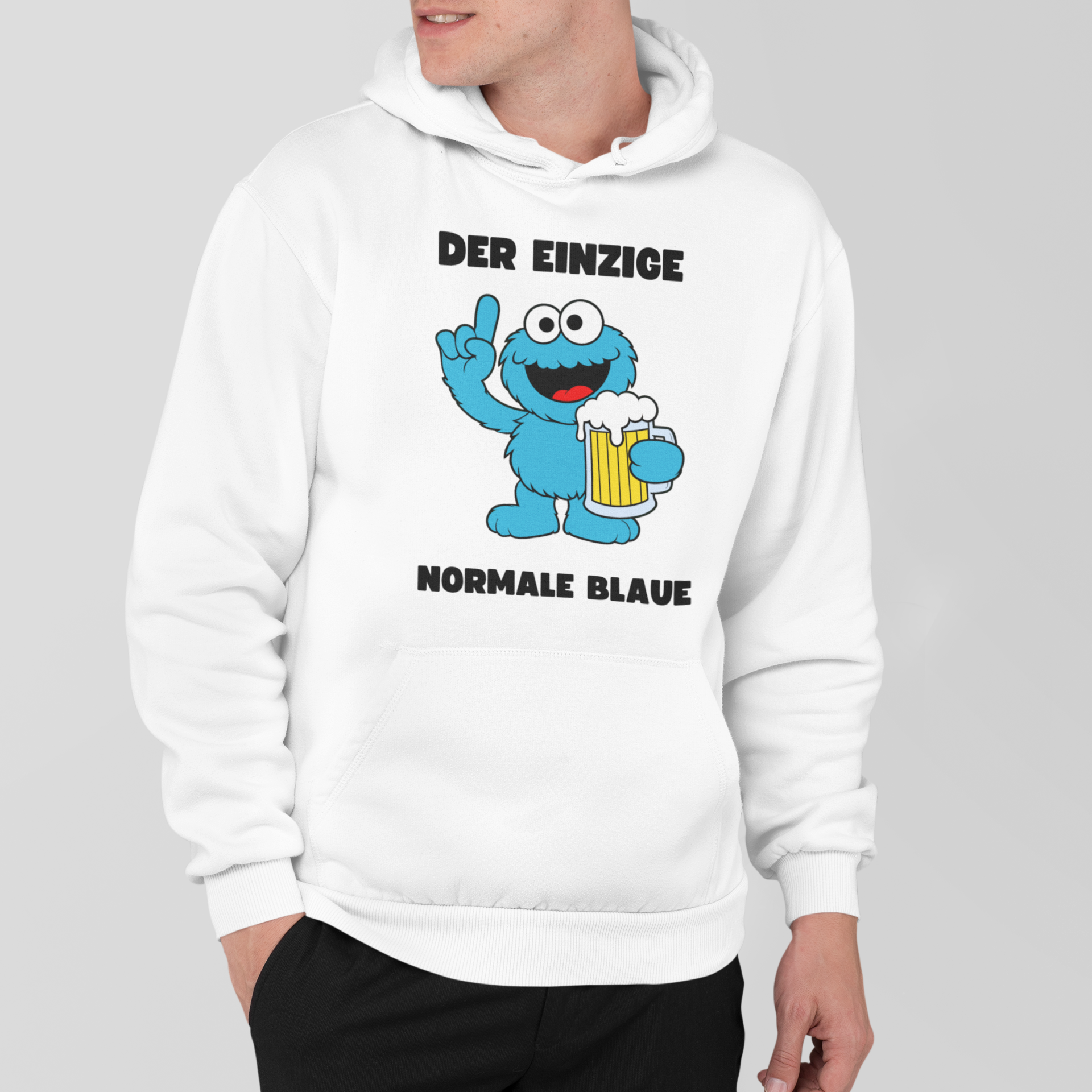 NORMALER BLAUER - Premium Hoodie