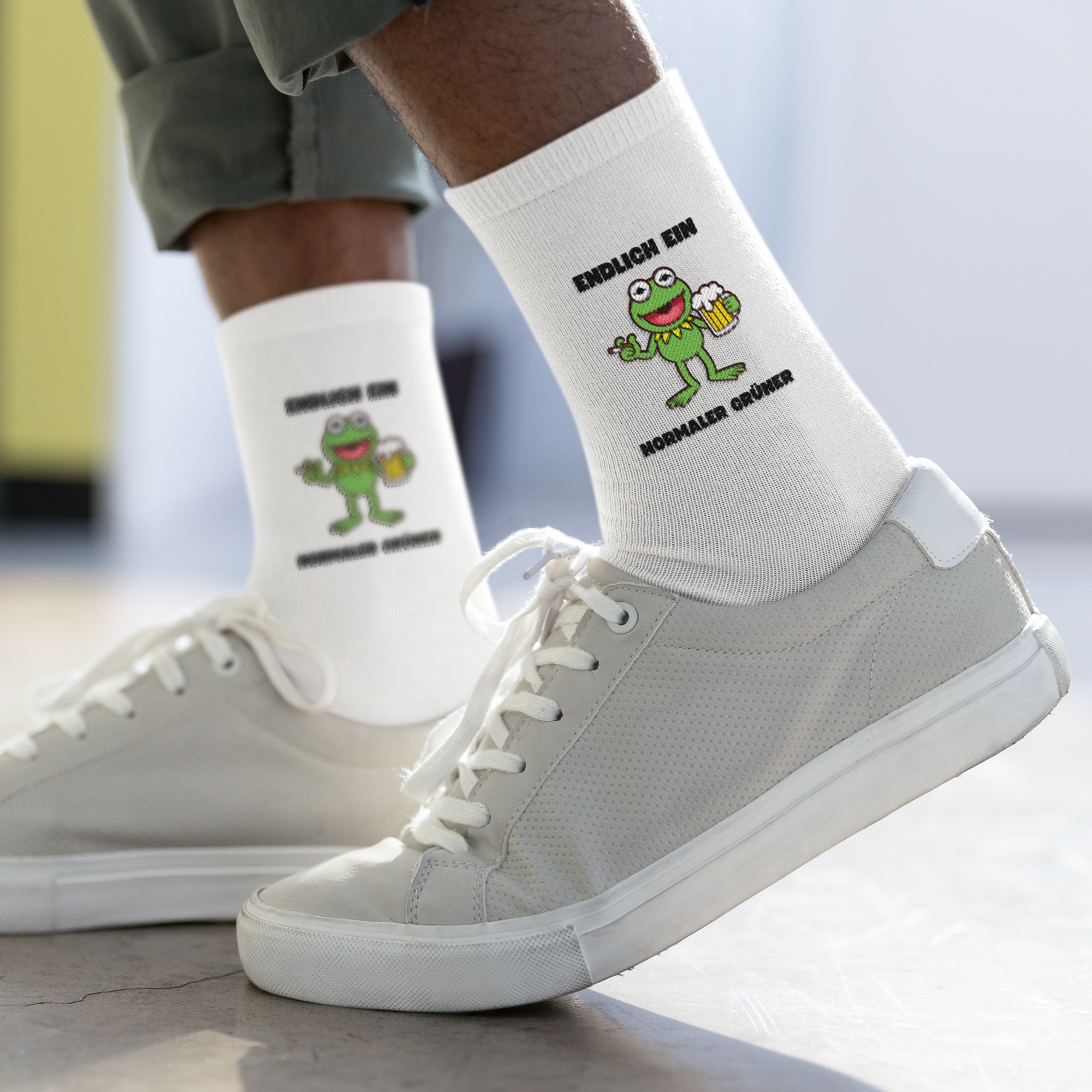 NORMALER GRÜNER - Premium Socken