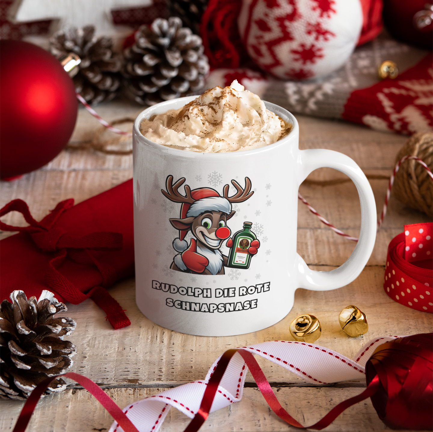 RUDOLPH DIE ROTE SCHNAPSNASE - Christmas Tasse