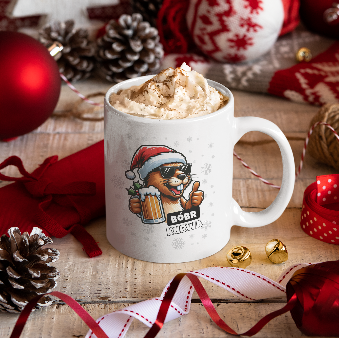 BOBR KURWA - Christmas Tasse